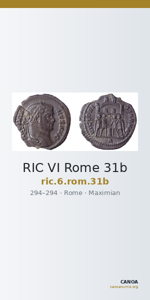 RIC VI Rome 31b — CANOA