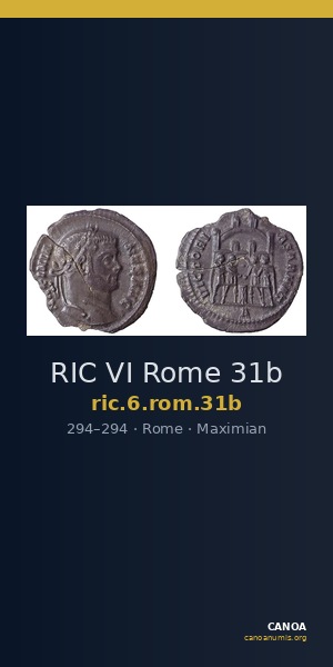 RIC VI Rome 31b — CANOA