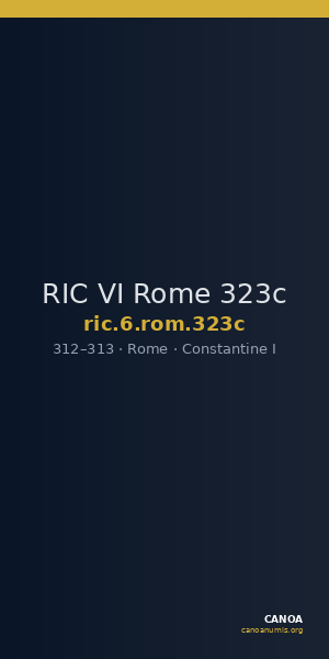 RIC VI Rome 323c — CANOA
