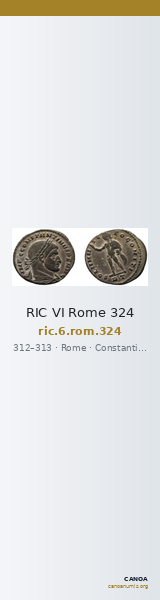 RIC VI Rome 324 — CANOA
