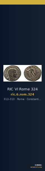 RIC VI Rome 324 — CANOA