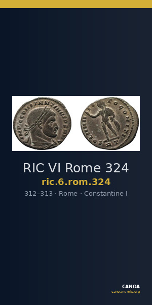 RIC VI Rome 324 — CANOA