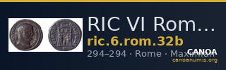 RIC VI Rome 32b — CANOA