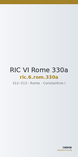 RIC VI Rome 330a — CANOA