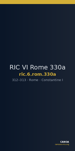 RIC VI Rome 330a — CANOA