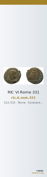 RIC VI Rome 331 — CANOA