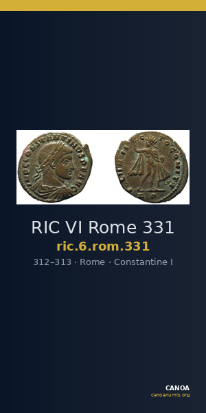 RIC VI Rome 331 — CANOA