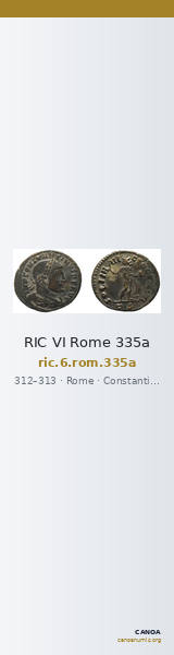 RIC VI Rome 335a — CANOA