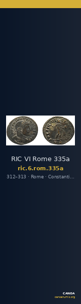 RIC VI Rome 335a — CANOA