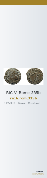 RIC VI Rome 335b — CANOA