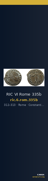 RIC VI Rome 335b — CANOA