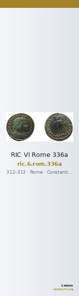 RIC VI Rome 336a — CANOA