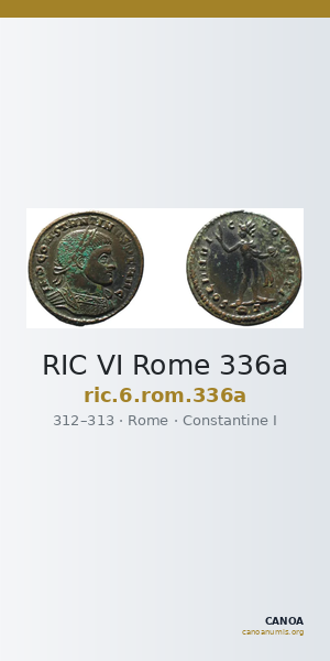 RIC VI Rome 336a — CANOA