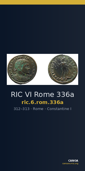 RIC VI Rome 336a — CANOA