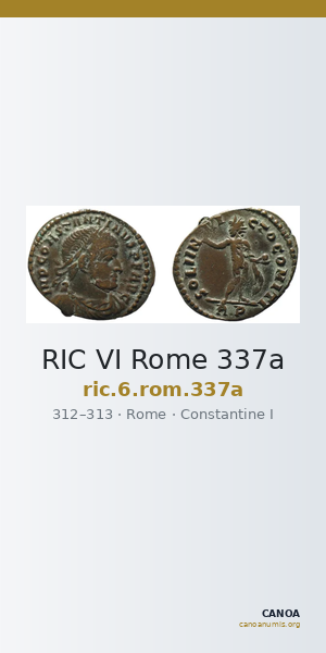 RIC VI Rome 337a — CANOA