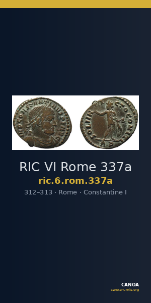 RIC VI Rome 337a — CANOA