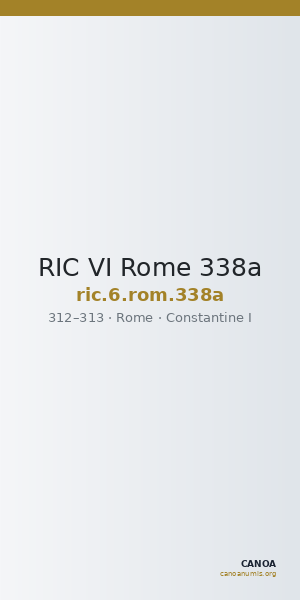 RIC VI Rome 338a — CANOA
