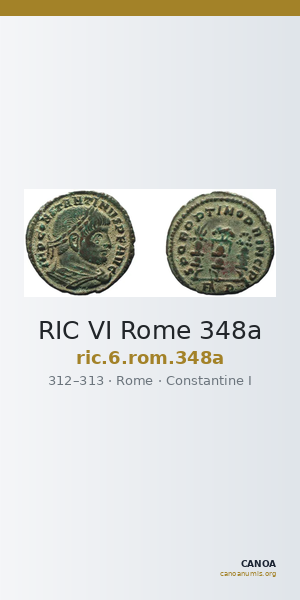 RIC VI Rome 348a — CANOA