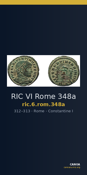 RIC VI Rome 348a — CANOA