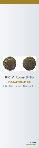 RIC VI Rome 348b — CANOA