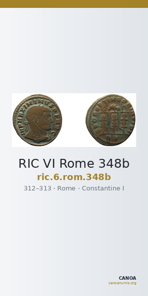 RIC VI Rome 348b — CANOA