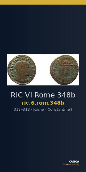RIC VI Rome 348b — CANOA