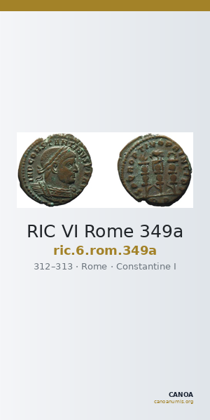 RIC VI Rome 349a — CANOA