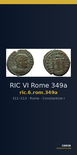 RIC VI Rome 349a — CANOA