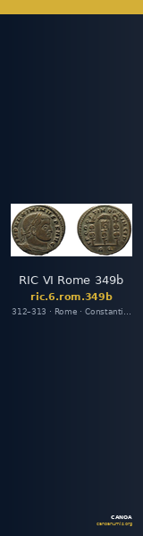 RIC VI Rome 349b — CANOA