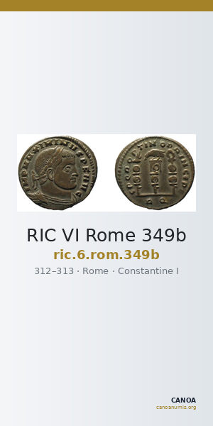 RIC VI Rome 349b — CANOA