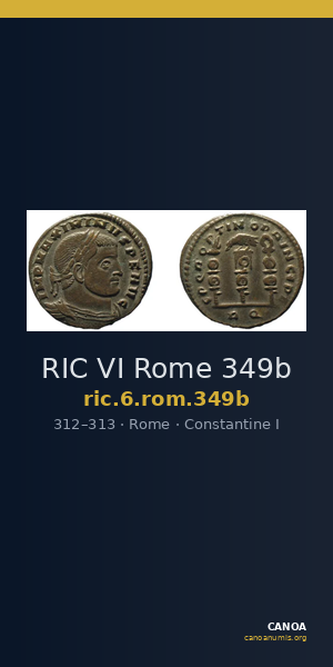 RIC VI Rome 349b — CANOA
