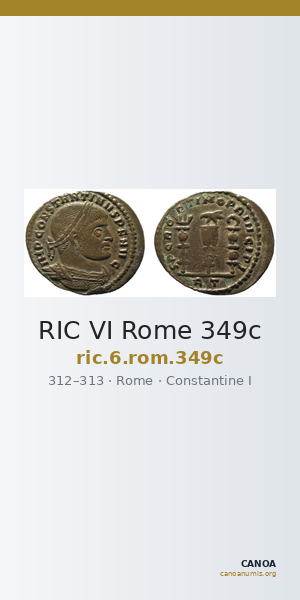 RIC VI Rome 349c — CANOA