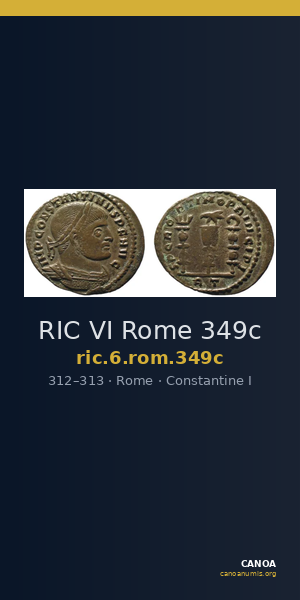 RIC VI Rome 349c — CANOA