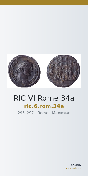 RIC VI Rome 34a — CANOA
