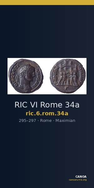 RIC VI Rome 34a — CANOA