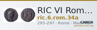 RIC VI Rome 34a — CANOA