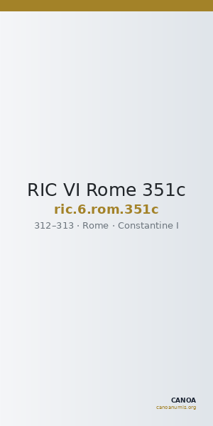 RIC VI Rome 351c — CANOA