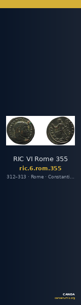 RIC VI Rome 355 — CANOA