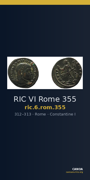RIC VI Rome 355 — CANOA