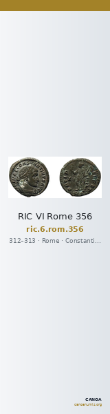 RIC VI Rome 356 — CANOA
