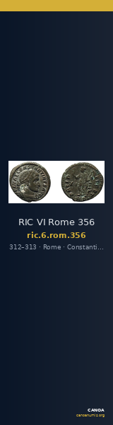 RIC VI Rome 356 — CANOA
