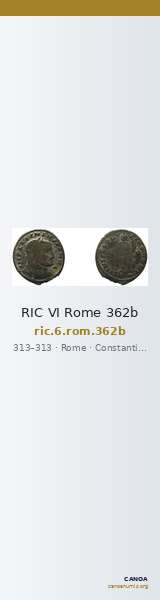 RIC VI Rome 362b — CANOA