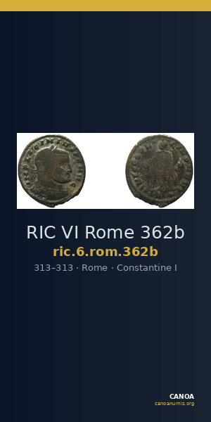 RIC VI Rome 362b — CANOA