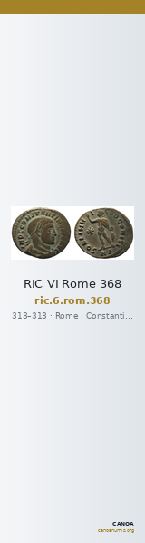 RIC VI Rome 368 — CANOA