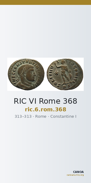 RIC VI Rome 368 — CANOA
