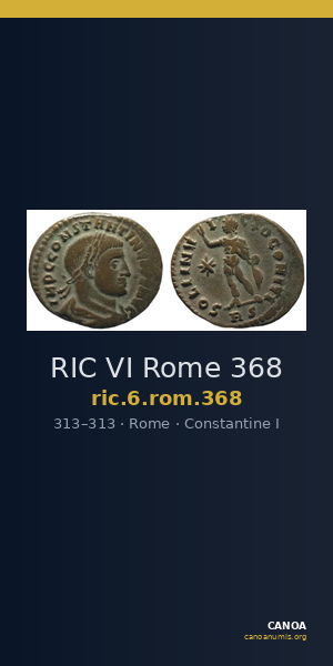 RIC VI Rome 368 — CANOA