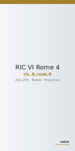 RIC VI Rome 4 — CANOA