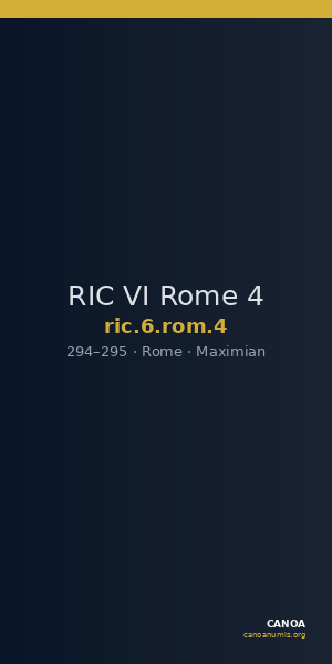 RIC VI Rome 4 — CANOA