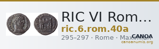RIC VI Rome 40a — CANOA