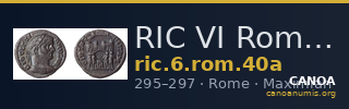 RIC VI Rome 40a — CANOA